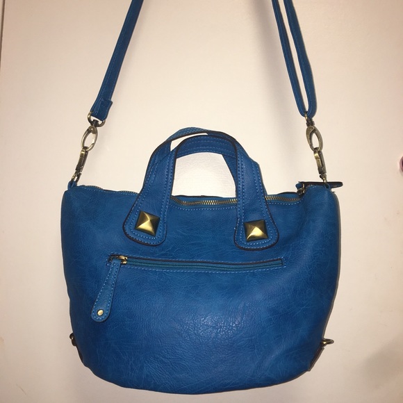 Free people blue crossbody bag - Picture 2 of 8
